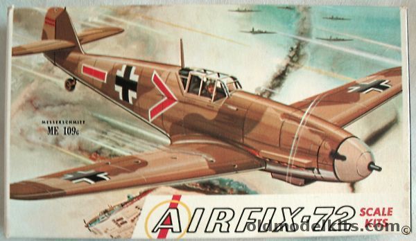 Airfix 1/72 Messerschmitt Me-109G - Craftmaster Issue - (Bf-109), 4-39 plastic model kit